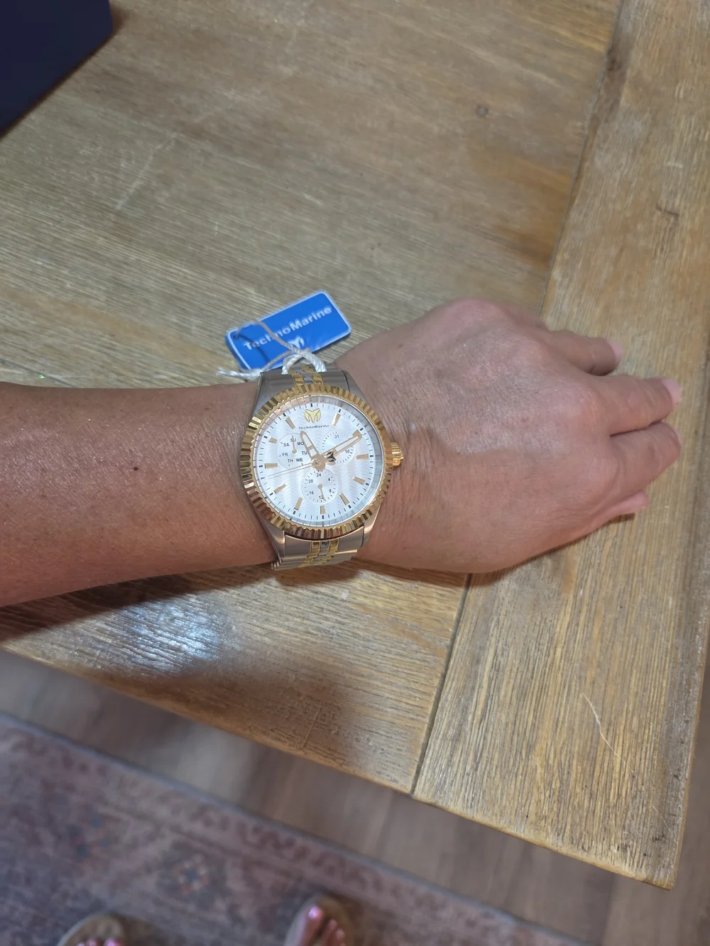 TechnoMarine Two-Tone Silver & Gold Men's Watch